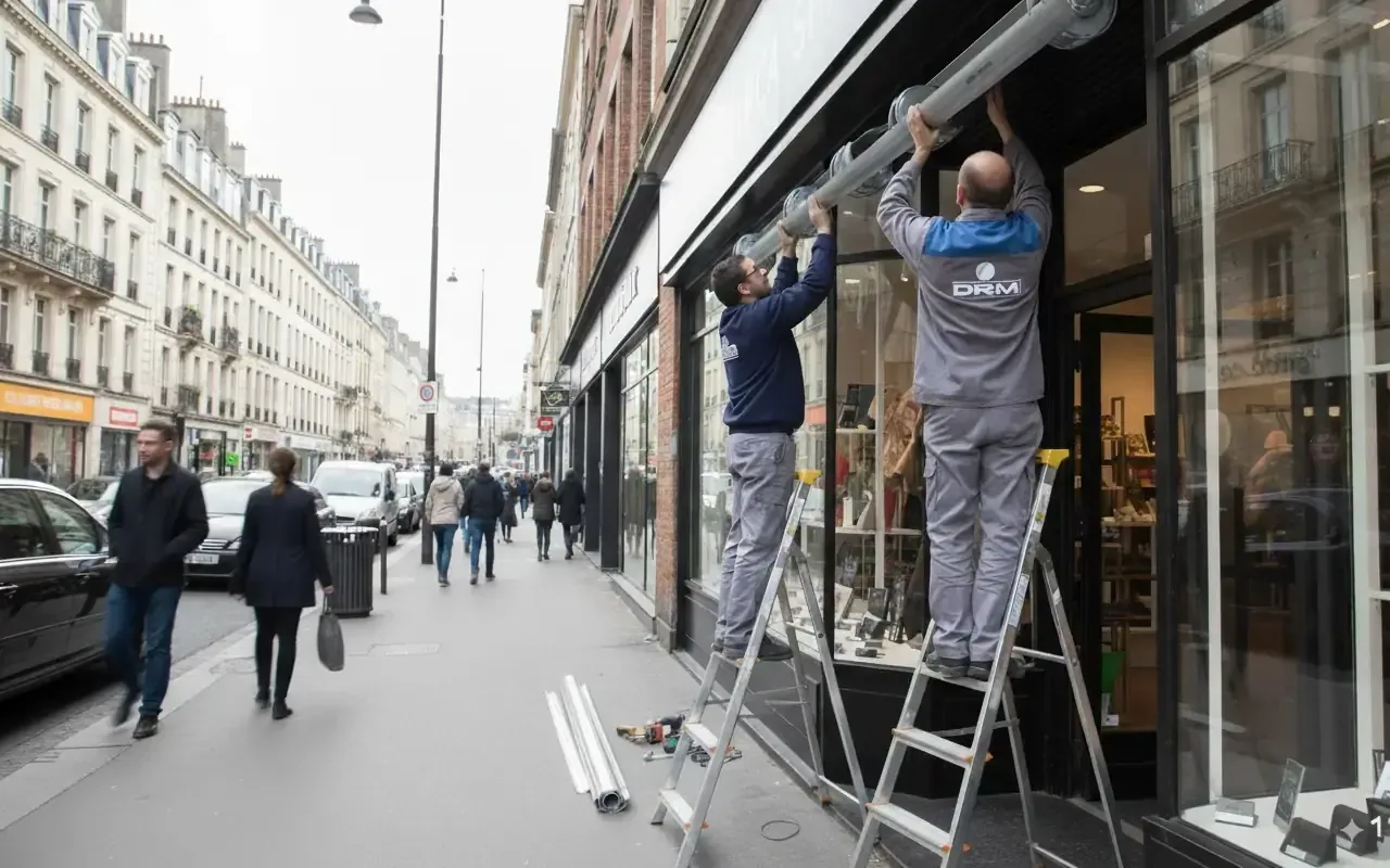 Installation et pose de rideau métallique à Marseille 13